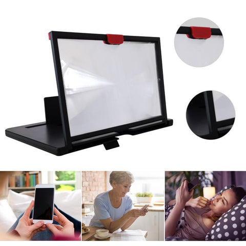 12 Inch 3D Eye Protect Mobile Phone Screen Magnifier Video Amplifier Enlarger Movie Projector-PA00728-Veeddydropshipping