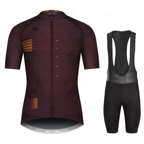 2023 Team Cycling Jersey Sets Summer Short Sleeve Bicycle Breathable Men MTB Bike -OS01075-Veeddydropshipping