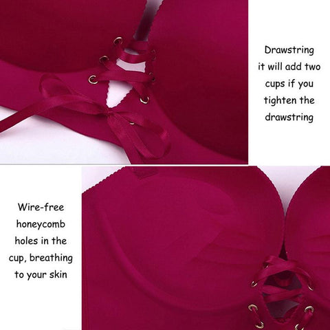 Sexy Bandage Straps Bra Underwear No Steel Ring-Veeddydropshipping