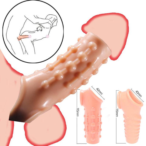 Cock Ring Penis Sleeve Penis Enlargement Granule Clitoris G-spot Stimulate -BH01169-Veeddydropshipping
