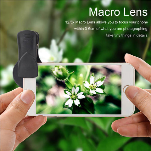 12 5X Macro and 0 45X Wide-angle Lens External Mobile Phone Lens-PA01269-Veeddydropshipping