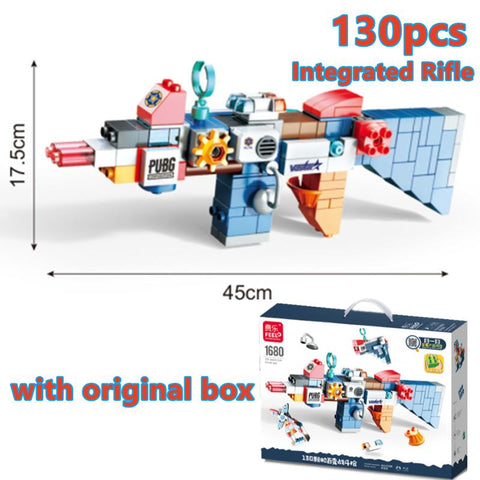 DIY Large Big Size Changeable Robot Building Blocks Set Gun Duploed City-TB01473-Veeddydropshipping