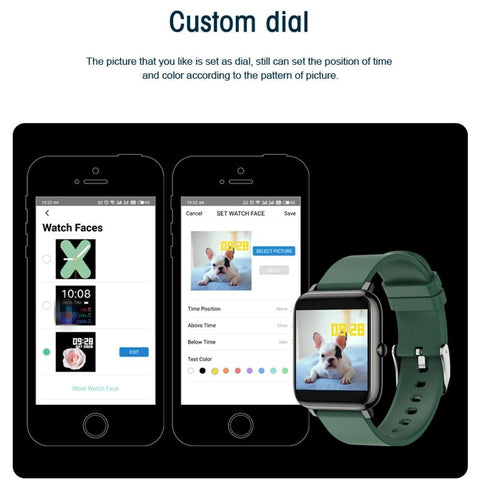 Sport Heart Sleep Monitoring Smartwatch for Android IOS Xiaomi phone-JW00997-Veeddydropshipping