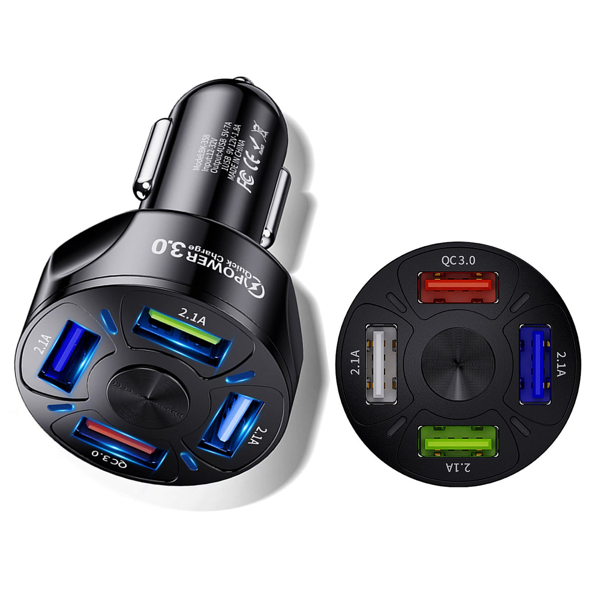 Quick Charge 3.0 USB Car Charger 3 Ports USB Car-PA01141-Veeddydropshipping