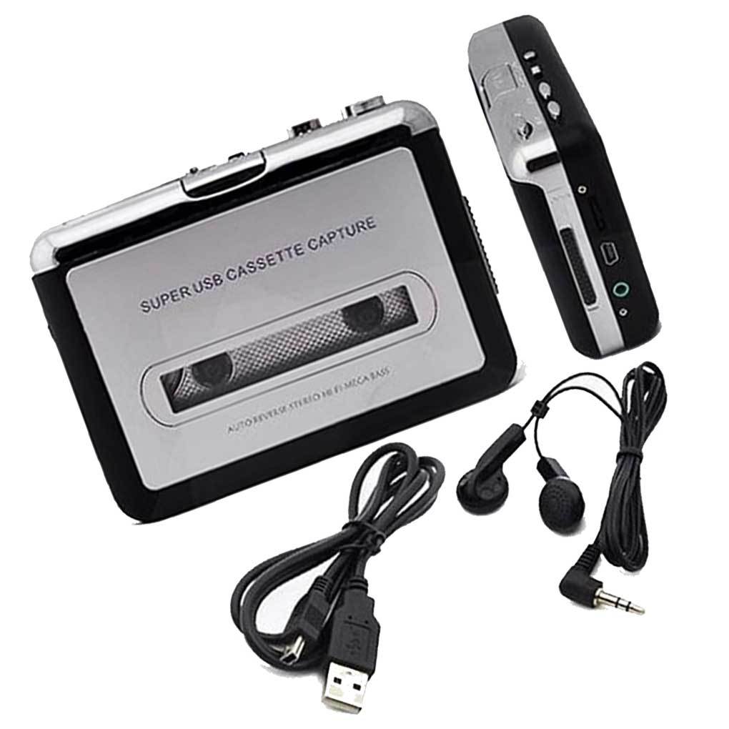 Handheld USB Cassette Capture Tape Professional MP3 Player Rechargable -CE00914-Veeddydropshipping
