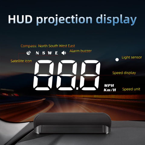 Car Hud Auto hud head-up display gps hud display navigation gps-AM00742-Veeddydropshipping