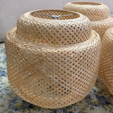 Modern Hand Woven Bamboo Art Chandelier-TI00313-Veeddydropshipping