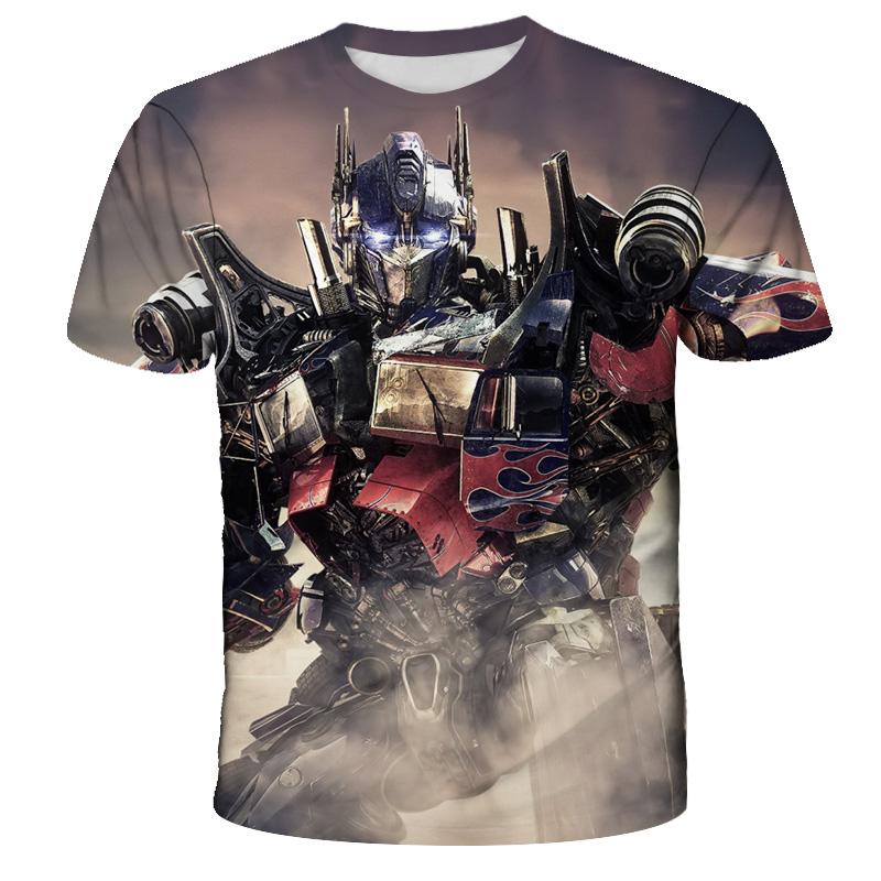 New 2022 Children clothes Transformers 3D Tshirts Children Casual-TB01160-Veeddydropshipping