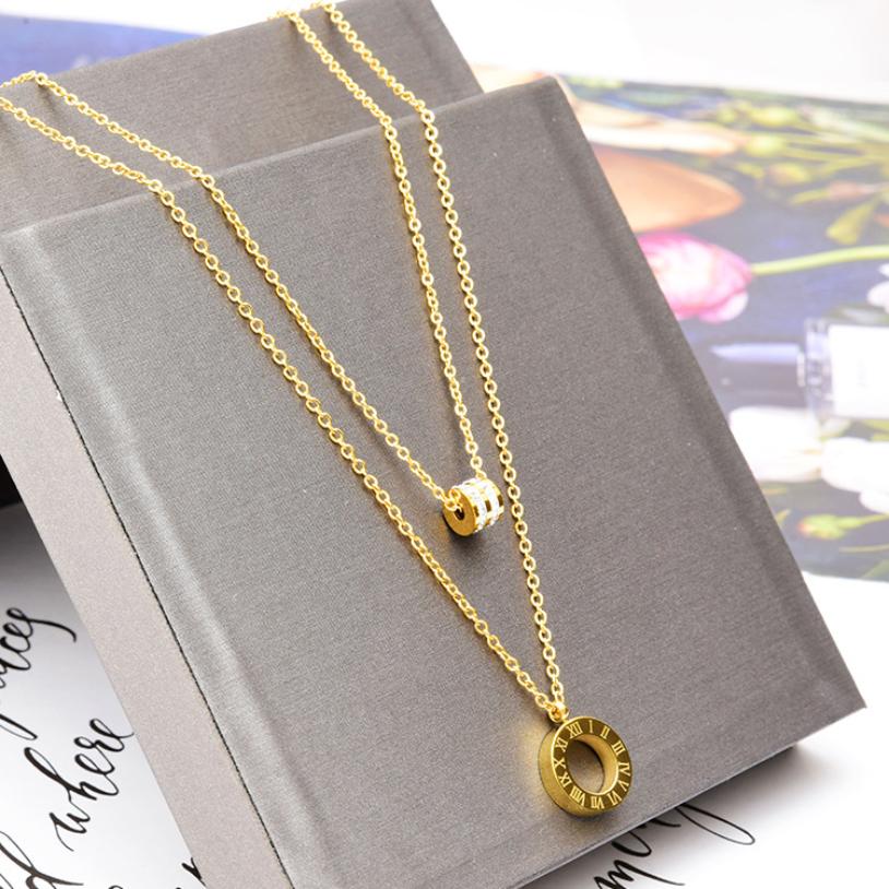 Fashion Jewelry  Zircon  Choker Necklaces Pendants For Women-JW01296-Veeddydropshipping
