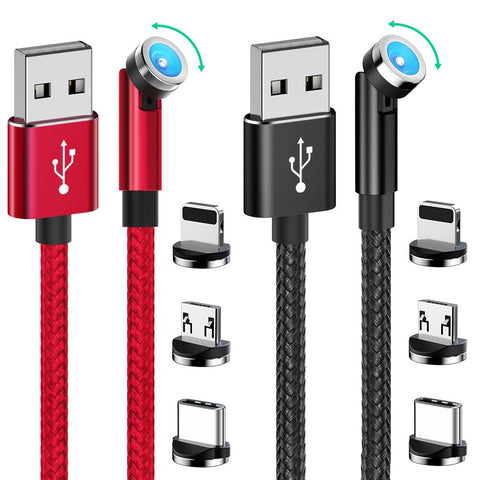 ANMONE 540 Rotate Micro Magnetic Cable 360 Degree USB Type C Charging Cable Rotate-PA01030-Veeddydropshipping