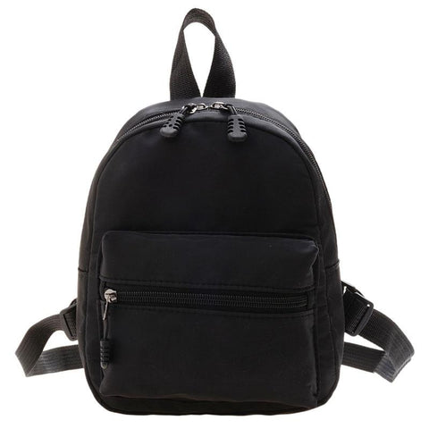 Trend Nylon Female Bag Small School Bags White Rucksack For-BS00095-Veeddydropshipping