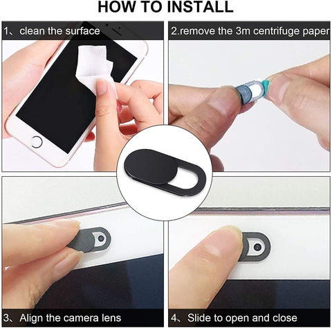 1/5/10/20 Pcs Webcam Cover Laptop Camera Cover Slider Phone Antispy For iPad PC Macbook-PA00645-Veeddydropshipping