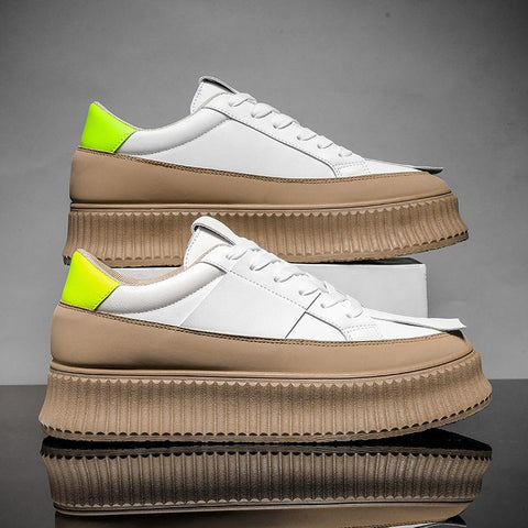 Men New Comfortable Lace Up Vulcanized Shoes-BS01421-Veeddydropshipping