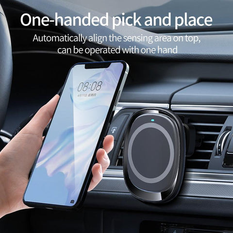 Magnetic Wireless Car Charger 15W Qi Car Charger-PA01110-Veeddydropshipping