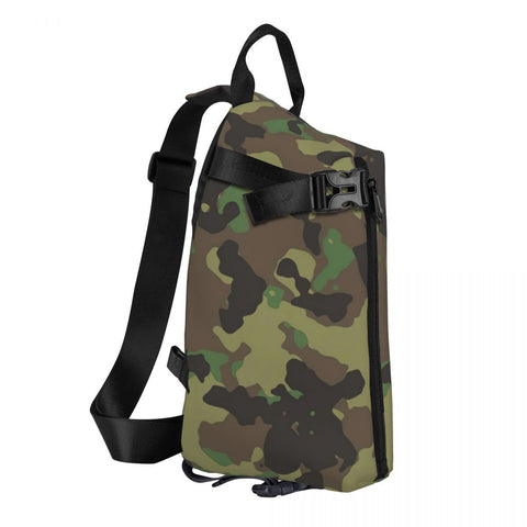 Camouflage  Cool Chest Bag Women Trip Daily Sling Bag-BS00335-Veeddydropshipping