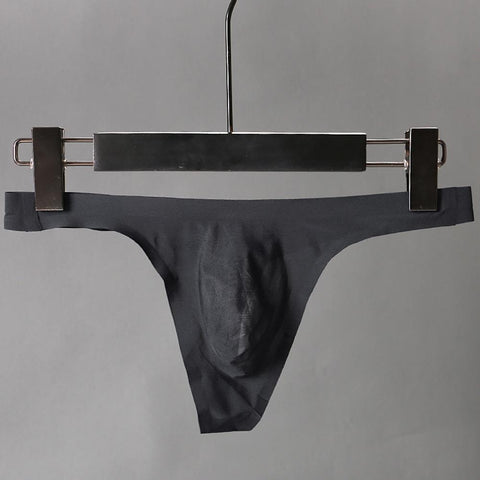Stretchy Briefs Breathable Thong T-Back Male Underpants Seamless-MF01657-Veeddydropshipping