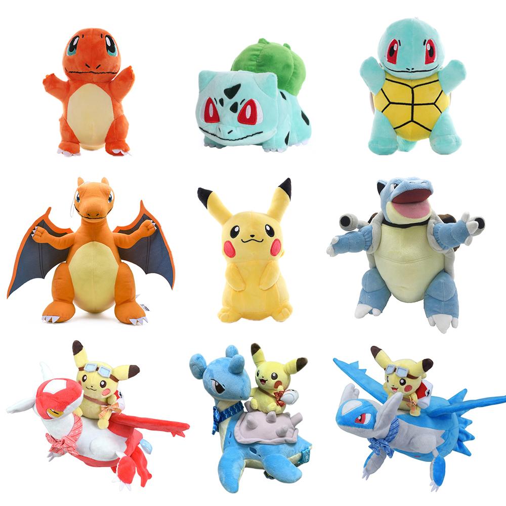 Pokemon Plush Toy Pikachu Stuffed Eevee Charmander Squirtle-TB01550-Veeddydropshipping