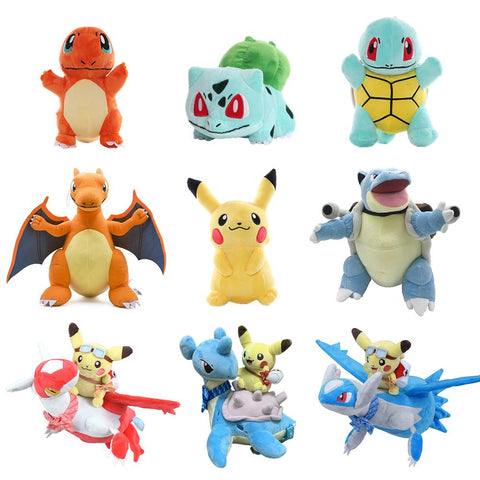Pokemon Plush Toy Pikachu Stuffed Eevee Charmander Squirtle-TB01550-Veeddydropshipping