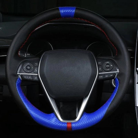 Carbon Fiber Car Steering Wheel Braid Cover For Toyota Avalon-AM01393-Veeddydropshipping