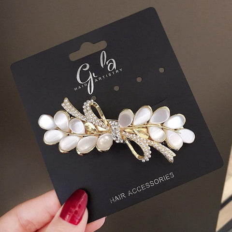 Zircon Spring Hair  Bowknot Fashion Hair Jewelry -JW00551-Veeddydropshipping