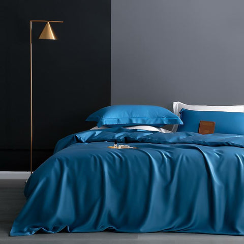 Luxury Bedding Set Silk Healthy Duvet Cover Set-HA00393-Veeddydropshipping