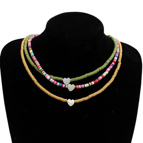 Natural Shell Beads Necklace Korean  Female Jewelry-JW01247-Veeddydropshipping