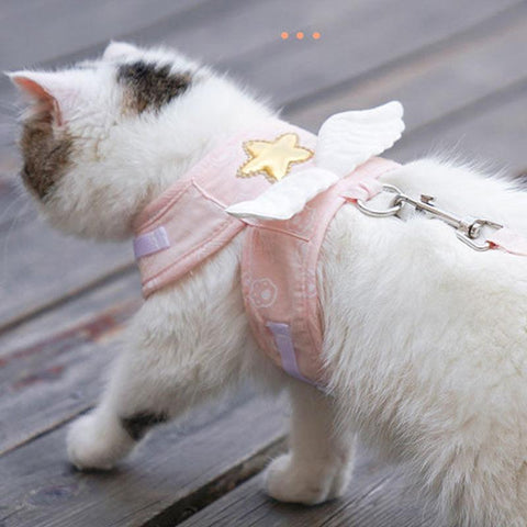 Cat Dog Harness Necklace Leash Collar-HA01981-Veeddydropshipping