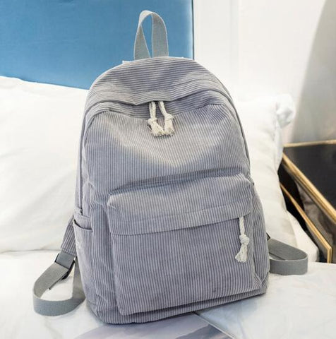 Design School Backpacks For Teenage Girls School Bag Striped Rucksack-BS00062-Veeddydropshipping