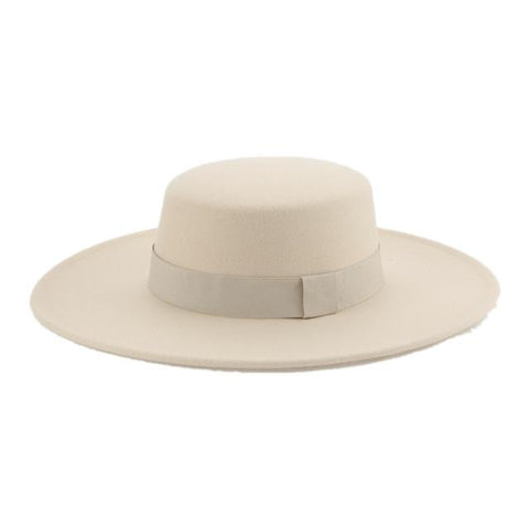 Brim Dress Men Caps Felted Hat Panama Church-MF01008-Veeddydropshipping