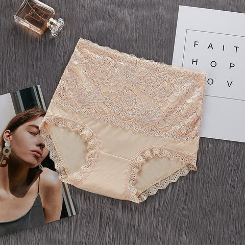 High Waist Lace Panties Women Sexy Knickers-WF00811-Veeddydropshipping