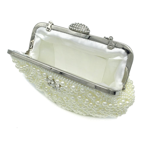 Fashion Two Sided Beaded Ladies Evening Bags Elegant Rhinestone-BS00232-Veeddydropshipping