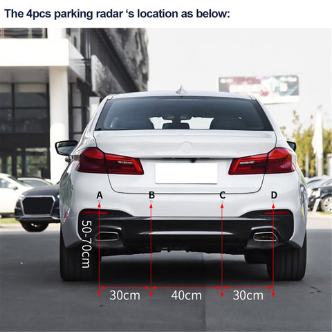 Wireless Car Parking Sensor Kit Buzzer 12V 22mm Reverse Backup Radar-AM00145-Veeddydropshipping