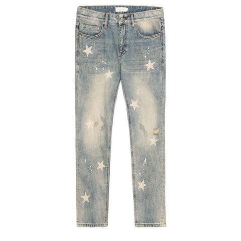Clothing High Street Vintage Washed Men Jeans-MF00458-Veeddydropshipping