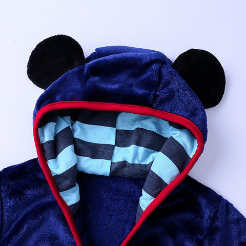 Children Bath Robes Flannel Winter Kids Sleepwear Robe Infant-TB01071-Veeddydropshipping