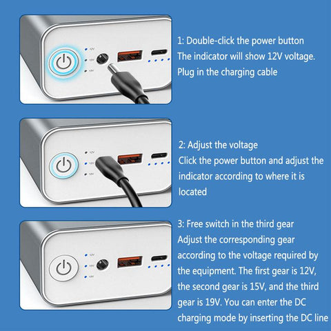 Xiaomi Pd Fast Charging Power Bank 65w Notebook Charging Bank 30000ma Aluminum-PA00492-Veeddydropshipping