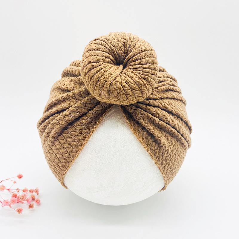 Knotted Hats for Baby Girl Beanie Bow Headband Infant Turban Newborn Head Accessories-Veeddydropshipping-3
