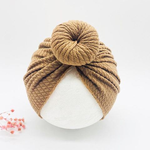 Knotted Hats for Baby Girl Beanie Bow Headband Infant Turban Newborn Head Accessories-Veeddydropshipping-3