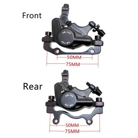 ZOOM XTECH HB100 Hydraulic Disc Brake Calipers Front &amp-AM00171-Veeddydropshipping