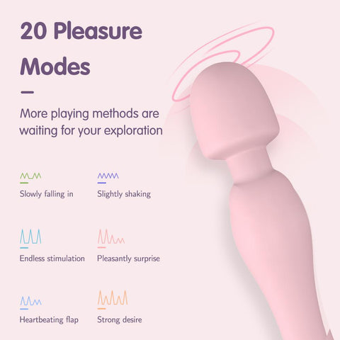 Speeds Powerful Magic Wand Sex Toys For Women Female Vibrator Clitoris Stimulator -BH01234-Veeddydropshipping