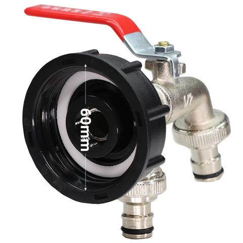 Water Tap with S60 Coarse Thread IBC Tank Cover-HA01539-Veeddydropshipping