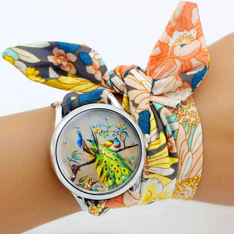 Ladies Cloth Wristwatch Fashion Women Dress Watch-JW00933-Veeddydropshipping