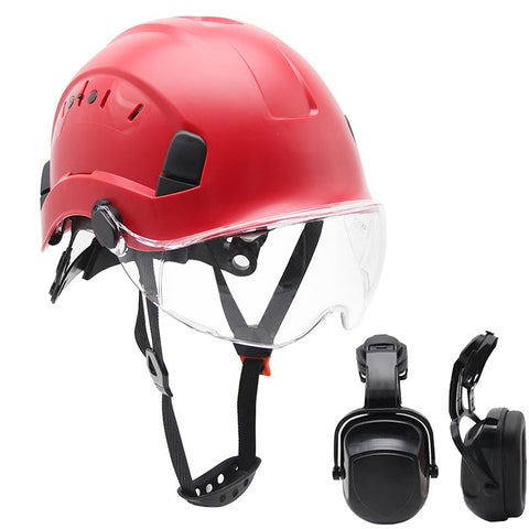 Safety Helmet with Goggles Protective Hard Hat-CO00687-Veeddydropshipping