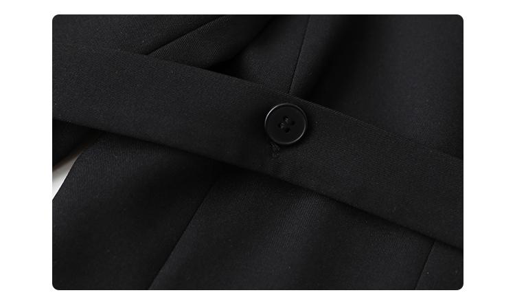 Women Blazer Design Wide Shoulder Ribbon Coat-Veeddydropshipping