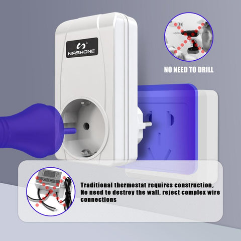 Digital temperature controller,controller temperature Wireless thermostat-TI01051-Veeddydropshipping