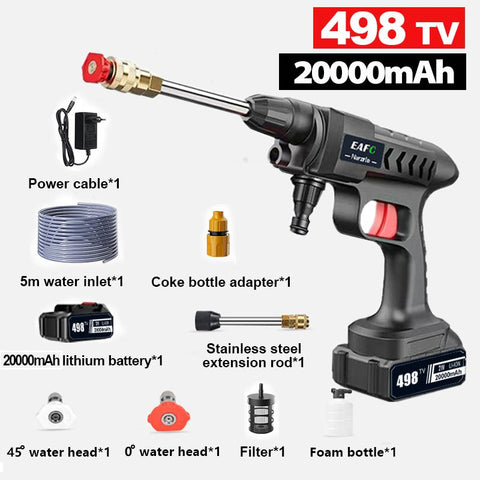 60BAR 30000mAh Wireless High Pressure Car Washer Self Priming Sustain-AM00325-Veeddydropshipping