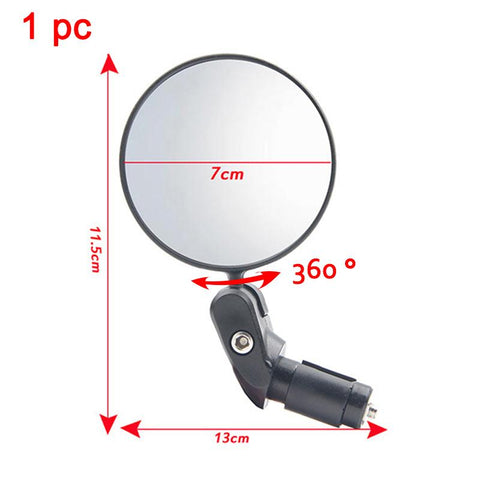 End Mirrors  Round Convex Mirror Foldable Motorbike Side Mirror for-AM01231-Veeddydropshipping