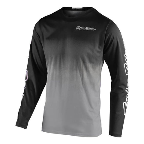Free shipping gradient colorful motocross racing suit downhill jersey mountain bike -OS01218-Veeddydropshipping