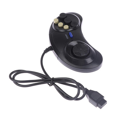 Classic Wired 6 Buttons Joypad Handle Game Controller For SEGA MD2 Mega Drive-CE01366-Veeddydropshipping