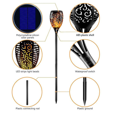96 LED Outdoor Solar Lights Garden Lights Pathway Lighting Waterproof-TI00824-Veeddydropshipping
