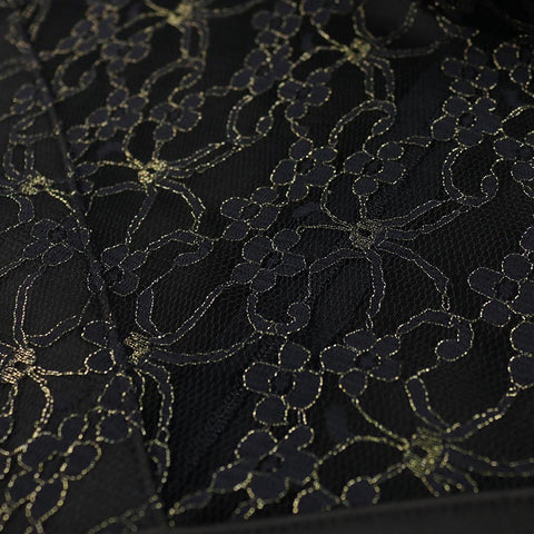 Black Dress Lace Patchwork Elegant for Women-WF00025-Veeddydropshipping